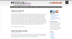 Desktop Screenshot of blog.focusfloors.com